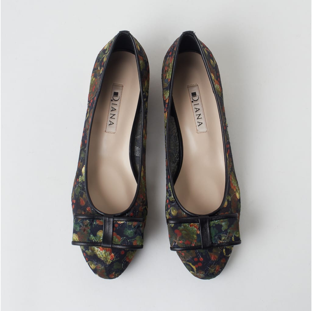 DIANA ダイアナ　ヒョウ柄フラットシューズとバッグセット　24センチ DIANA ダイアナヒョウ柄フラットシューズとバッグセット24センチ
