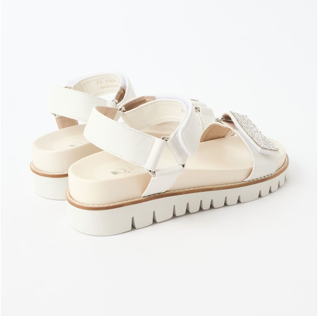 ☆美品DAIANA ホワイトレザー モカシン バックル付き 23cm ダイアナ☆ 靴・バッグのダイアナ通販サイト ｜ SH4601: バッグ