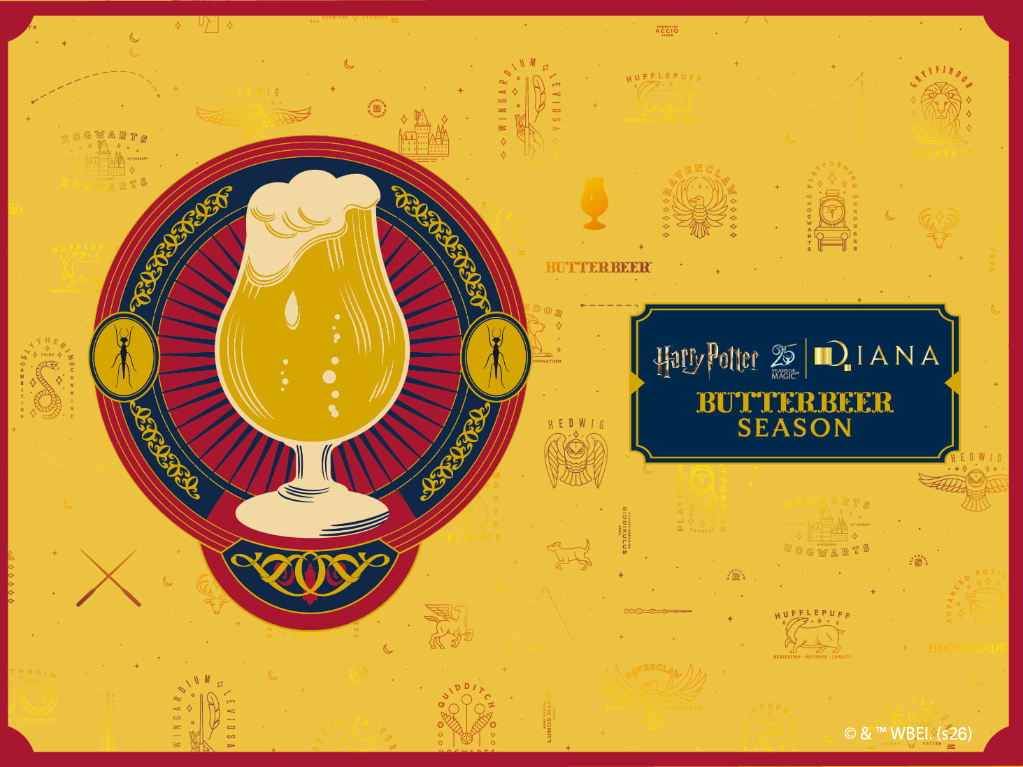 �uHarry Potter x DIANA�vButterbeer Season Collaboration